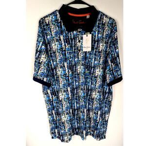 Robert Graham Mens polo shirt 2xl NWT Classic fit Pecia.Luxury Signature Style